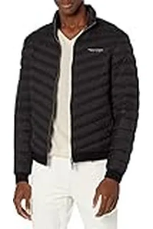 Armani Exchange Gewatteerde donsjack Milano/New York-logo voor heren, alternatieve donsjas, , S