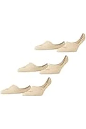 Falke Dames Liner sokken Invisible Step High Cut Multipack W In katoen onzichtbar eenkleurig 3 paar, , 41-42
