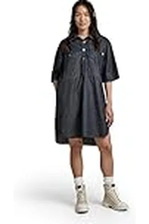 G-Star RAW Denim shirt jurk casual dames, , XS