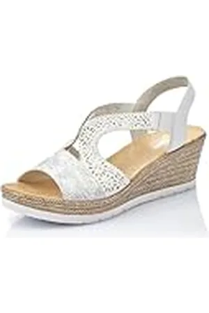 Rieker Damessandalen met sleehak 61916, vrouwen, , 41 EU