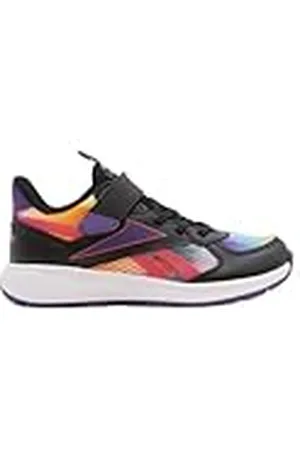 Reebok Road Supreme 4.0 Alt hardloopschoenen voor meisjes, Zwart Dynamicpurple Boldpink, 12 UK