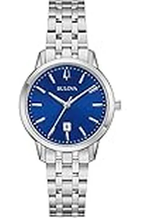 BULOVA Analoog kwartshorloge voor dames, met roestvrij stalen armband 96M166, , armband