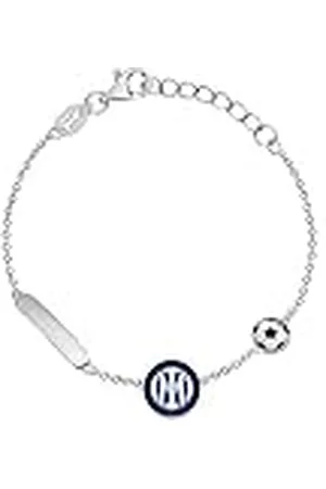 Inter F.C. nationale armband van staal voor kinderen, Piccola, Roestvrij staal, Geen edelsteen