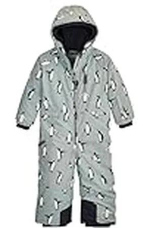 Killtec Kind Ski-overall/snowsuit met capuchon FISW 26 MNS ONPC, stahlmint, 122/128, 42104-000