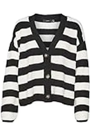 VERO MODA Vmnatahlie Ls V-NCK Button Card Ga Noos Pullover voor dames, , L