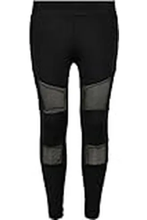 Urban classics Tech Mesh Legging voor meisjes, nauwsluitende sportbroek met transparante Tech Mesh inzetstukken, verkrijgbaar in 3 kleuren, maten 110/116-158/164, , 122-128