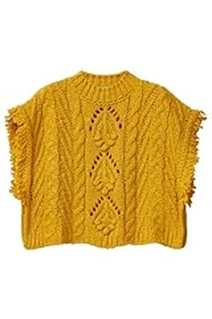 Benetton Gebreide poncho en capes voor meisjes en jongens, , 3 Jaar