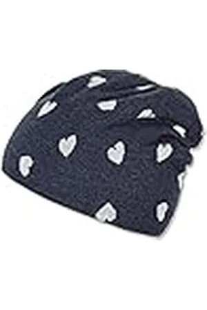 Sterntaler Babymeisjes Slouch-beanie hartje muts, , 53 cm