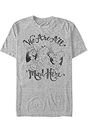 Disney Alice in Wonderland - All Mad Here Unisex Crew neck T-Shirt XL