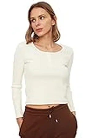 Trendyol Vrouwen ECU Seeping DRITLY Will Gebreide Blouse, , M