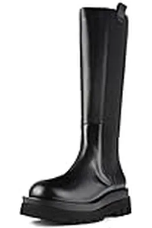 L37 Handmade Shoes Dames Pictures of You Knee High Boot, Black, 37 EU