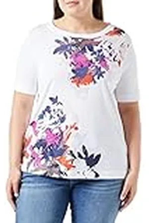 Gerry Weber Edition Dames 870098-44059 T-shirt, wit/wit, 38, , 38