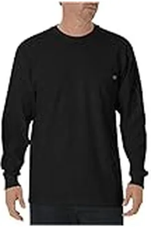 Dickies Groot en lang herenshirt met lange mouwen, zware ronde hals, , L