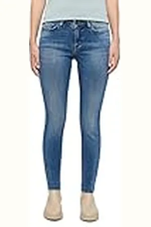 Mustang Jasmin jeggings jeans voor dames, middelblauw 682, 28W / 30L