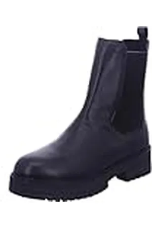 Marco Tozzi Chelsea Boots voor dames van leer met plateau, , 42 EU