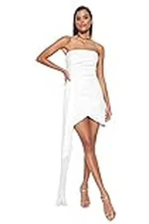 Trendyol Dames Mini Bodycon Getailleerde Geweven Jurk, ,36, , 62
