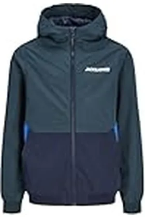 JACK & JONES JACK&JONES JUNIOR Jjerush Blocking Hood Bomber Noos Mni jas voor kinderen, , 110