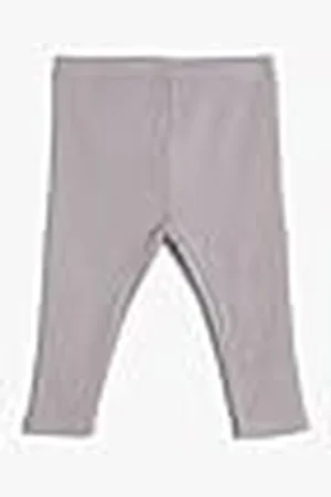 Koton Babygirls Basic Ribbed Elastische Tailleband Katoenen Leggings, , 12-18 Maanden