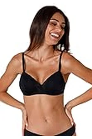 Lovable Sensual Touch Beugelvrije beha en licht gevoerde cups voor dames, Zwart, 70B