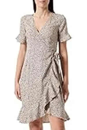 ONLY Dames Onlolivia S/S Wrap Dress WVN Noos Jurk, , 38
