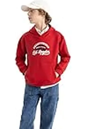 DeFacto Sweatshirt met capuchon voor jongens, , 8-9 Jaar