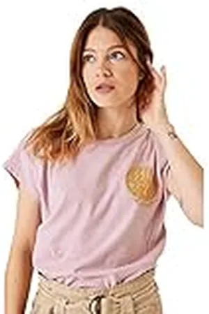 Garcia Dames T-shirt met korte mouwen, fragnant lila, XXL, , XXL