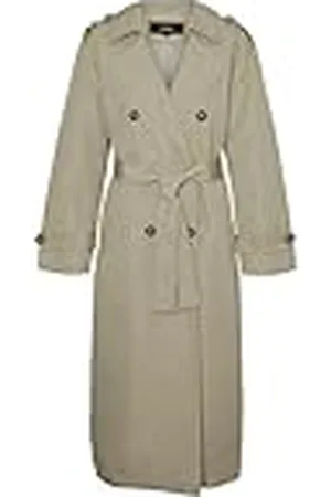 VERO MODA Dames Vmchloe Long Noos trenchcoat, , XL