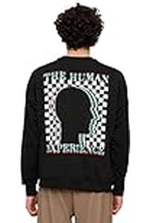 Trendyol Heren Oversize Bicycle Collar lange mouwen Print Sweatshirt, M