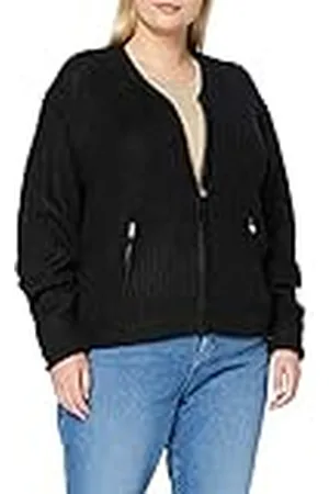 Urban classics Gebreid bomberjack voor dames, , S