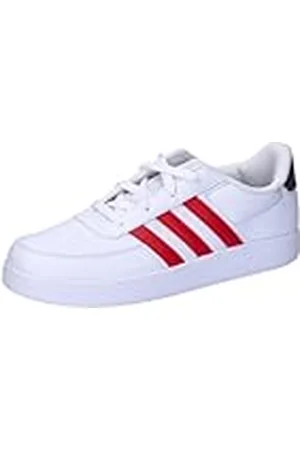 adidas Breaknet Lifestyle Court Lace Schoenen, uniseks, Cloud White Better Scarlet Carbon, 36 2/3 EU