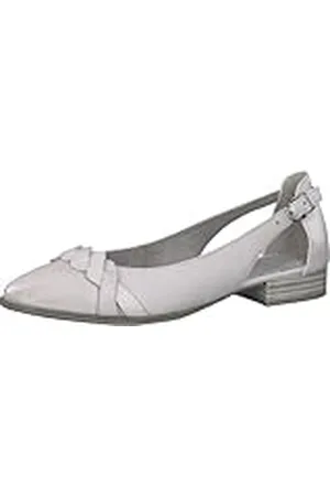 Marco Tozzi Dames 2-2-22106-28 lederen ballerina ballerina