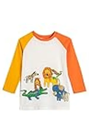 Koton Babyboys Animal Printed Long Sleeve Crew Neck T-shirt, , 9-12 Maanden