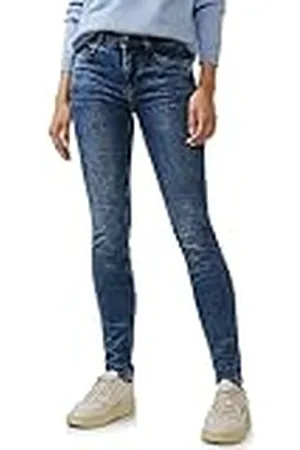Street one Jeansbroek, slim en hoog, , 33W x 32L