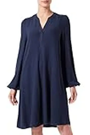 SELECTED Dames Slfviva Ls korte V-hals jurk Noos blousejurk, , 36