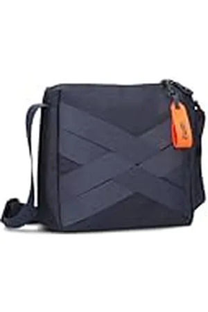 Zwei Sportieve unisex schoudertas Alex AL100 dames heren & tieners tas modern cool design waterafstotend, , 28x23x11 cm, Hedendaags