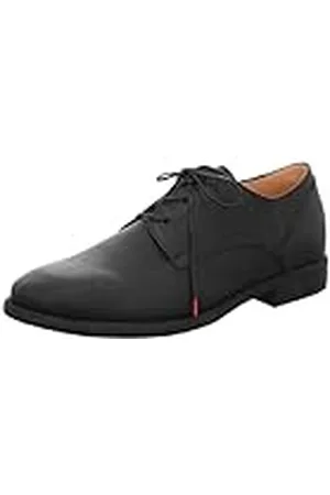 Think! Heren CIVITA chroomvrij gelooide duurzame veterschoenen, 000 zwart, 42,5 EU, , 42.5 EU