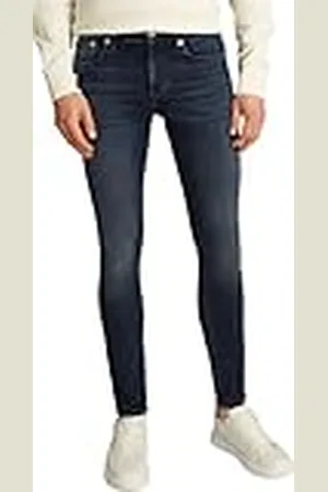 Calvin Klein Jeans Heren Skinny J30J326526 Skinny, Denim (Denim Black), 36W/32L, , 36W / 32L