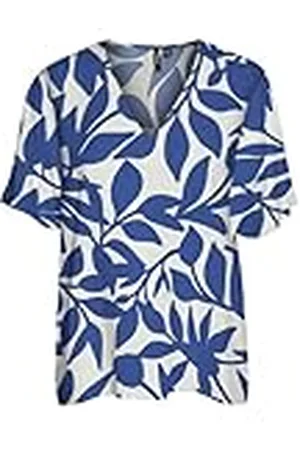 VERO MODA Vmeasy Joy Ss V-Neck WVN Ga Top voor dames, , M