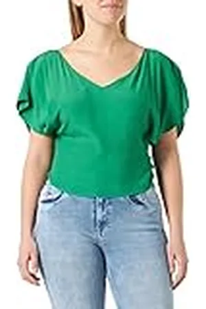 Pinko Temerario Top Crepe Marokkaanse tanktop voor dames, , 40 NL