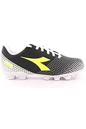 Diadora PICHICHI 6 MD JR, voetbalschoenen, zwart/geel fluo DD/wit, 38 EU, , 38 EU