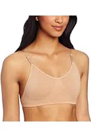 Capezio Naadloze doorzichtige rug- en overgangsbeha voor dames, ondoorzichtig, , M