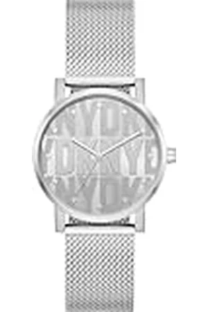 DKNY Vrouwen Analoge Quartz Horloge Met Roestvrij Stalen Band NY6693