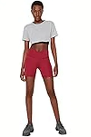 Trendyol Dames sportkleding hoge taille skinny fit shorts lengte sport legging, , L, , L