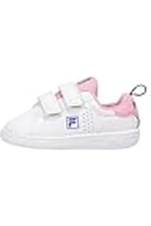 Fila Crosscourt 2 NT Velcro TDL sneakers voor jongens, wit-wild roos, 26 EU