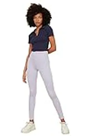 Trendyol Paarse High Waist Roller Knitted Tights Leggings Dames, , XS