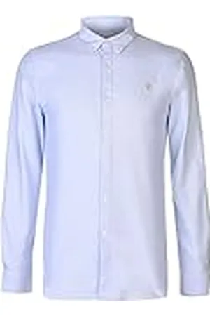 Farah Heren Brewer Slim Fit Katoen Oxford Shirt, , XXS