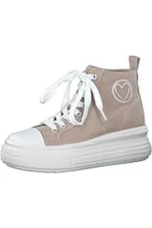 Marco Tozzi Dames 2-2-25205-20 High Sneaker, poeder, 40 EU, , 40 EU