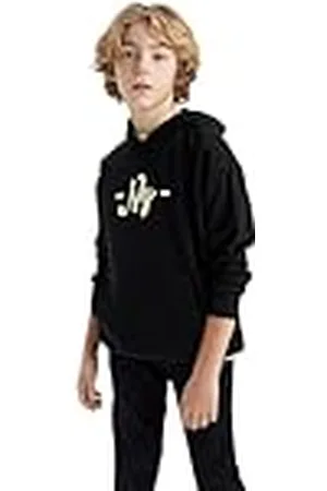 DeFacto Sweatshirt met capuchon voor jongens, , 8-9 Jaar