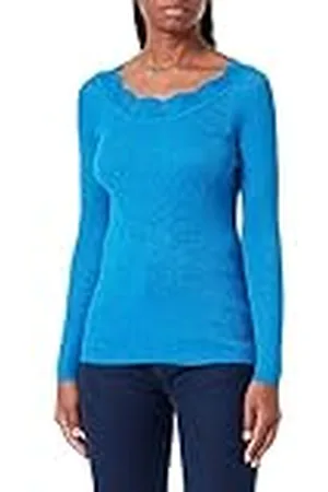 Ichi Dames IHMOPAZ LS2 pullover, 184250/Indigo Farbing, L
