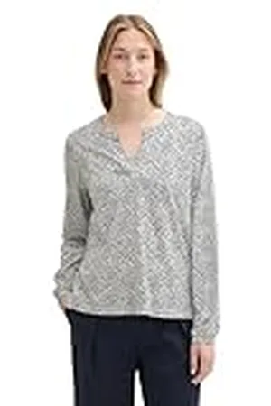 TOM TAILOR T-shirt met lange mouwen voor dames, , S